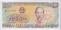 Vietnam 1000 1988 UNC P-106/a <b>[Serial# 2237777]</b>